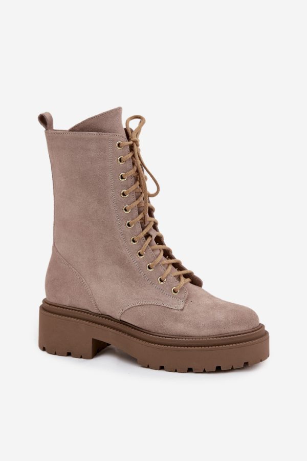 beige Bootie model 219116 Step in style