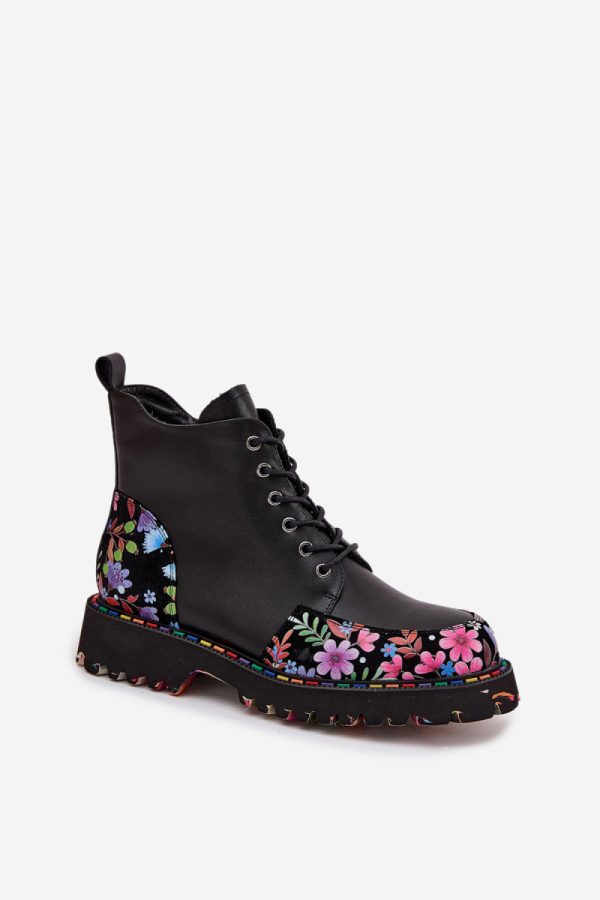 Black Boots in Women`s Ankle Boots & Booties with Fabric, Warmers, Footbed, Upper Height and Heel Height
