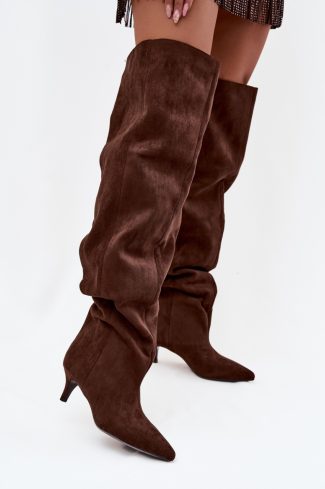 brown Heel boots model 219135 Step in style