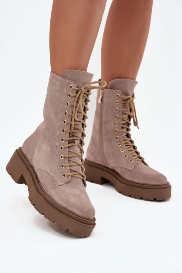 beige Bootie model 219116 Step in style