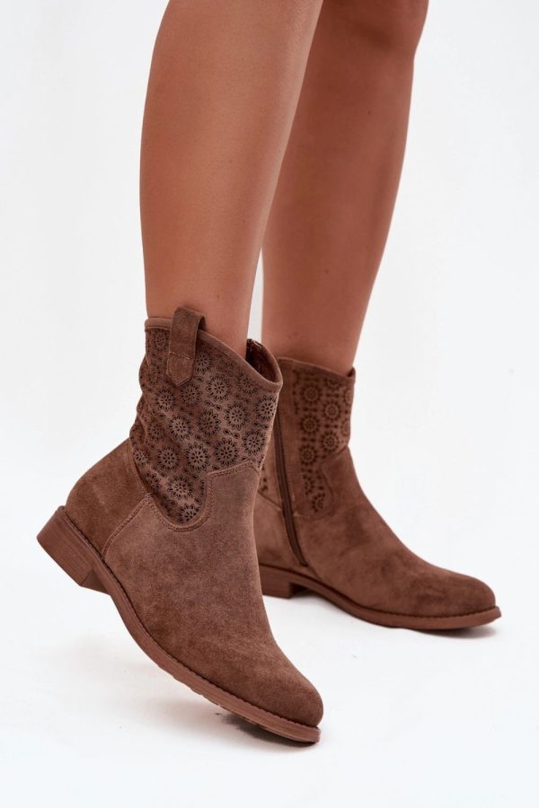 brown Boots model 219121 Step in style