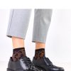 Black Heeled Low Shoes.Fabric, Footbed and Heel Height