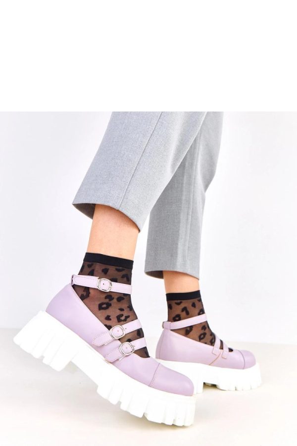 Violet Half Shoes in Women`s Ankle Boots & Booties with Fabric, Footbed and Platform Height