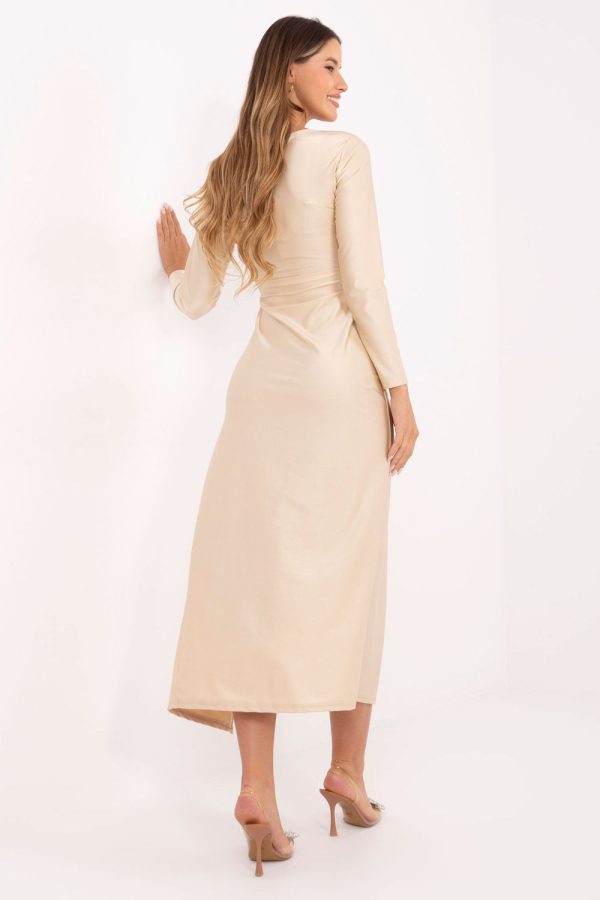 beige Evening dress model 219192 Italy Moda