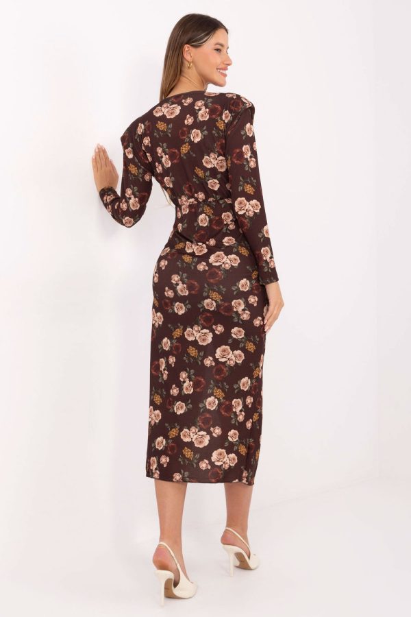 Brown Cocktail Dress in Formal Dresses, Cocktail Dresses with Polyester and Viscose