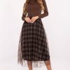 brown Skirt model 219215 Italy Moda