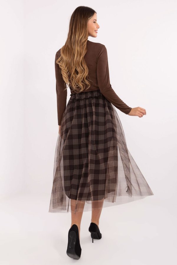 brown Skirt model 219215 Italy Moda