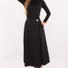 Black Skirt in Skirts with Spandex and Polyester