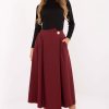 Red Skirt in Skirts with Spandex and Polyester