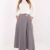 Grey Skirt in Skirts with Spandex and Polyester