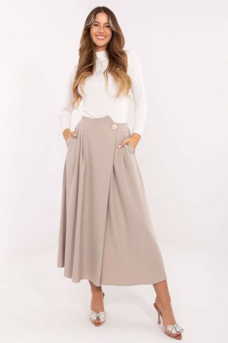 beige Skirt model 219353 Rue Paris