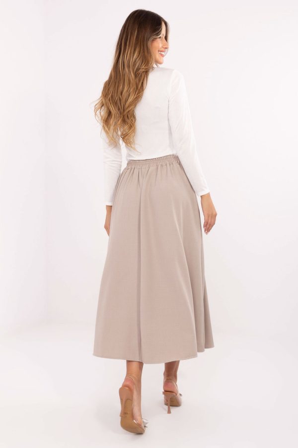beige Skirt model 219353 Rue Paris