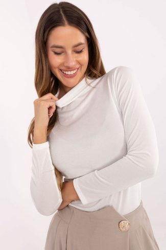 Beige Blouse in Women`s Blouses, Tunics with Polyester and Viscose