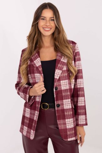 Red Jacket in Jackets, Vests For Women with Spandex and Polyester