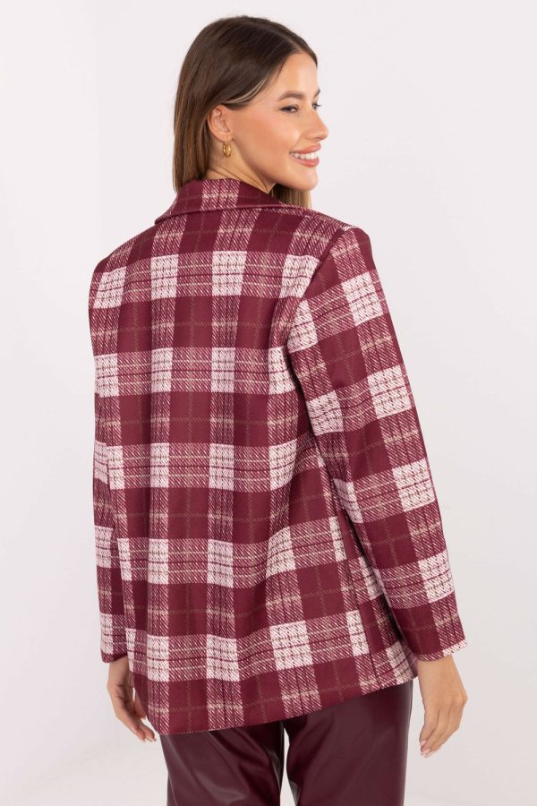 Red Jacket in Jackets, Vests For Women with Spandex and Polyester