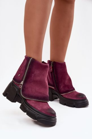 Red Boots in Women`s Ankle Boots & Booties with Fabric, Warmers, Footbed, Upper Height, Heel Height and Platform Height
