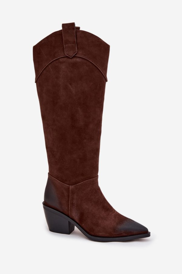 brown Heel boots model 219399 Step in style