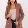 Brown Jacket in Jackets, Vests For Women with Cotton, Spandex and Polyester