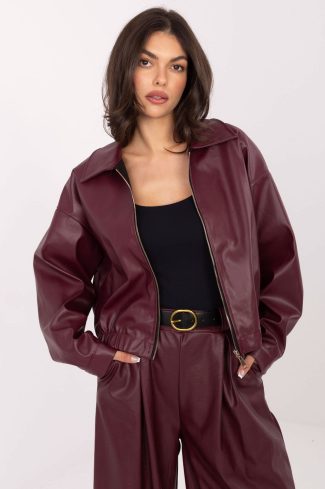 Red Jacket in Women`s Coats, Jackets with Polyurethane and Polyester