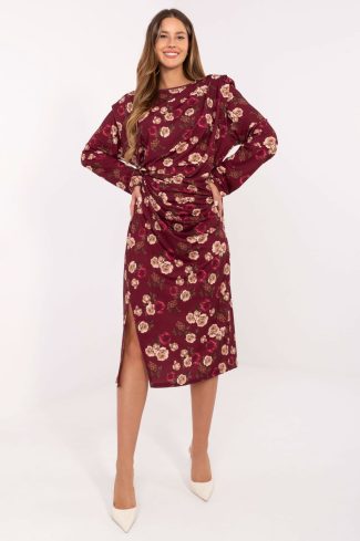 Red Daydress in Day Dresses with Polyester and Viscose
