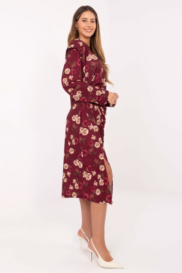 Red Daydress in Day Dresses with Polyester and Viscose