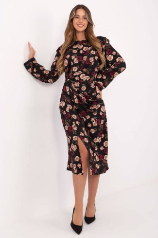 Black Daydress in Day Dresses with Polyester and Viscose