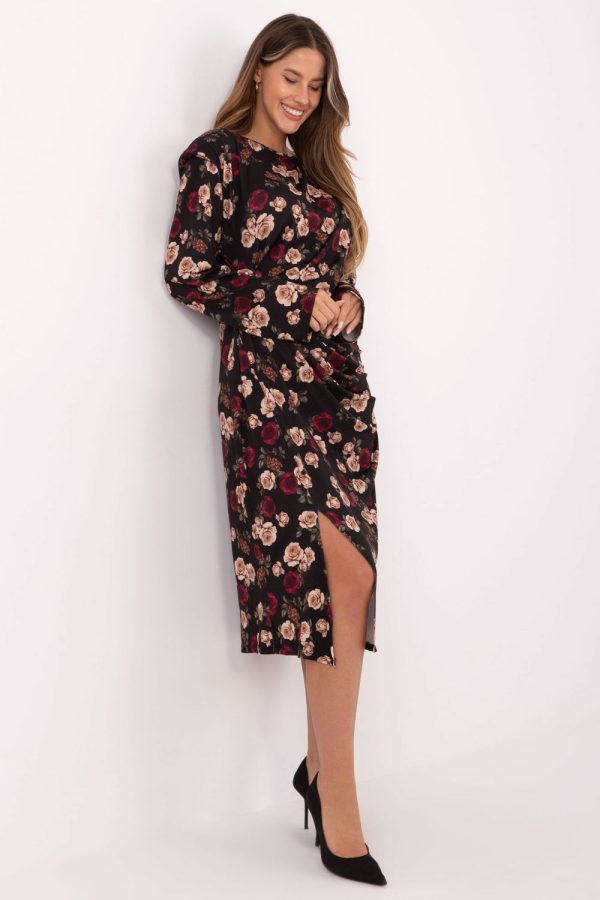 Black Daydress in Day Dresses with Polyester and Viscose
