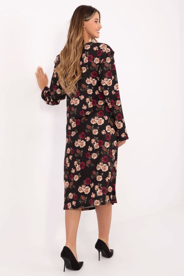 Black Daydress in Day Dresses with Polyester and Viscose