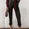 Black Women Trousers in Pants, Trousers, Shorts with Spandex and Polyester