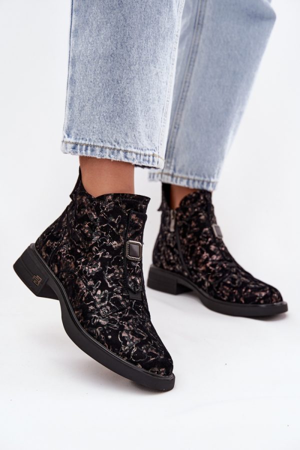 black Heel boots model 219566 Step in style