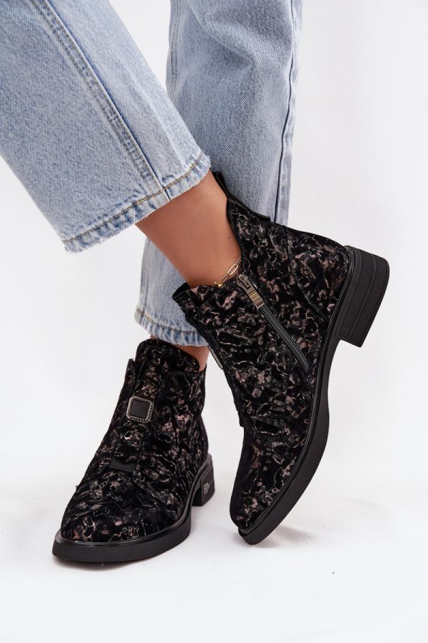 black Heel boots model 219566 Step in style