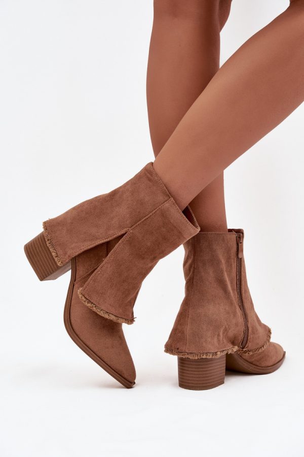 brown Heel boots model 219570 Step in style