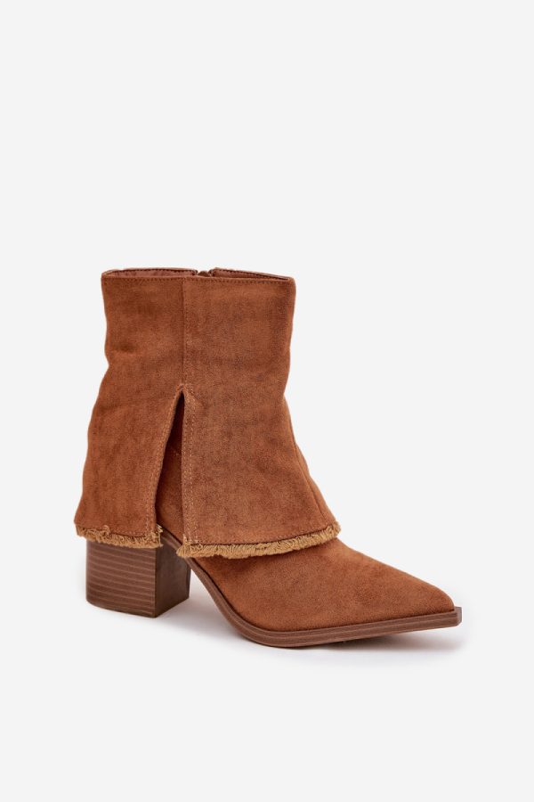 brown Heel boots model 219571 Step in style