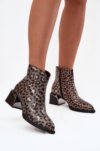 1098168.jpg Multicolor Heel Boots in Women`s Ankle Boots & Booties with Fabric, Warmers, Footbed, Upper Height and Heel Height
