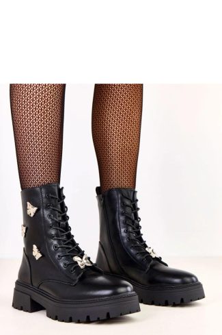 1098350 Black Bootie....Fabric, Footbed, Upper Height and Heel Height