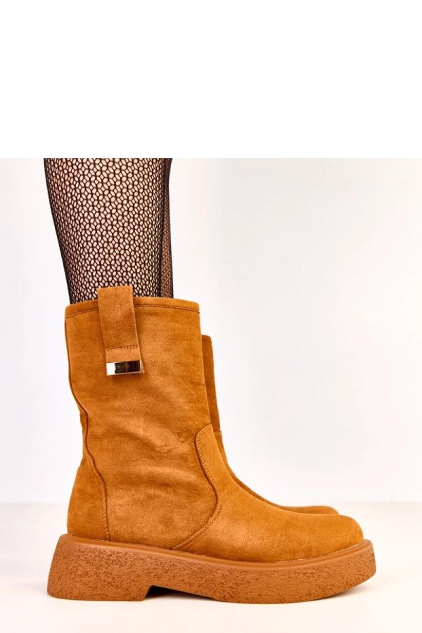 Brown Boots...Fabric, Footbed, Upper Height and Platform Height