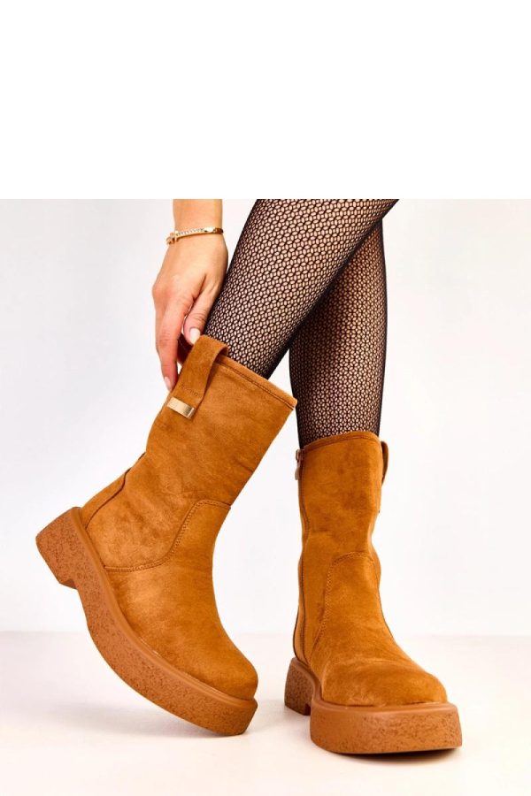Brown Boots...Fabric, Footbed, Upper Height and Platform Height