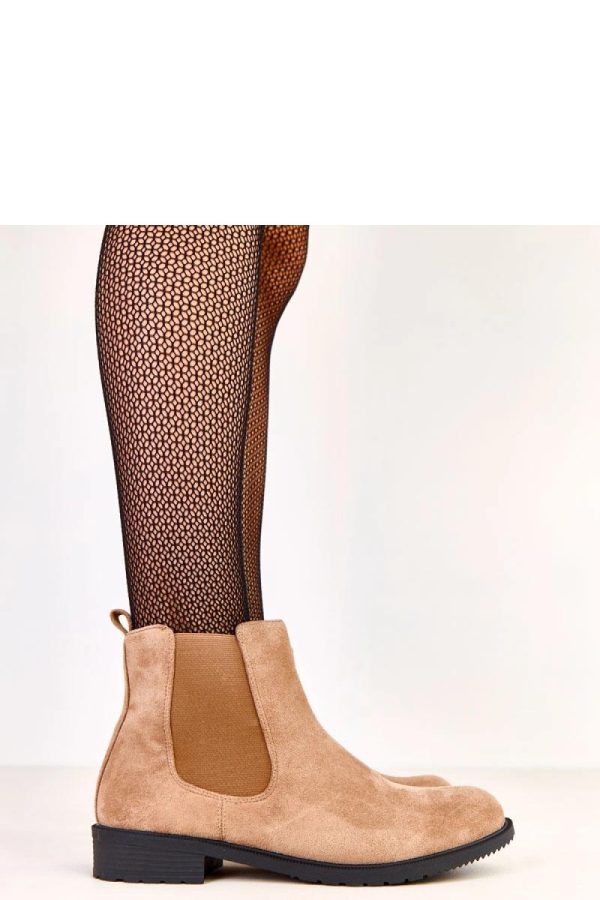 Brown Boots.Fabric, Footbed, Upper Height and Heel Height