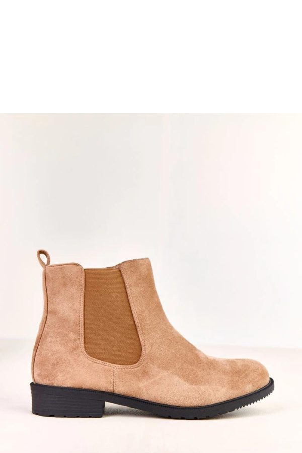 Brown Boots.Fabric, Footbed, Upper Height and Heel Height