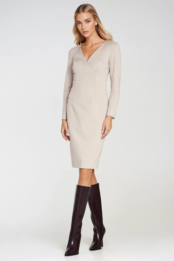 beige Daydress model 219770 Nife