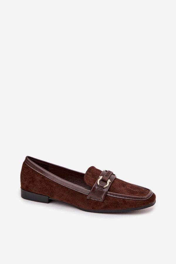 Brown Loafers in Moccasins, Loafers with Fabric, Footbed, Upper Height and Heel Height