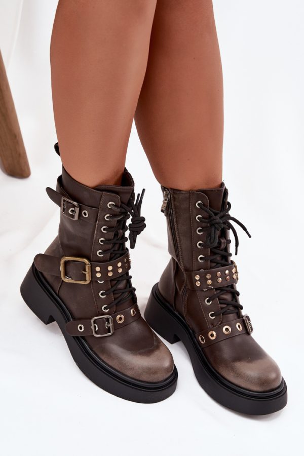 brown Bootie model 219841 Step in style