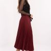 Red Skirt in Skirts with Spandex and Viscose