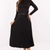 Black Skirt in Skirts with Spandex and Viscose