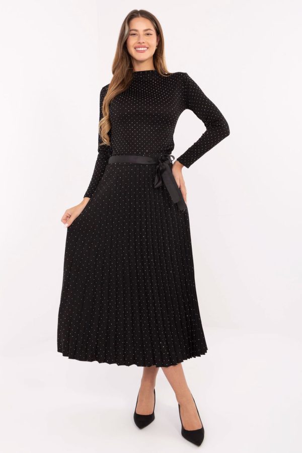 Black Skirt in Skirts with Spandex and Viscose