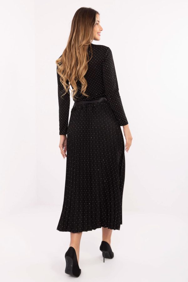 Black Skirt in Skirts with Spandex and Viscose