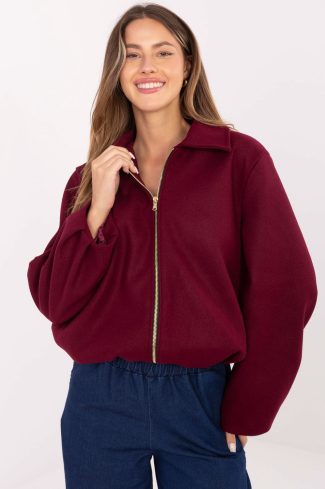 Red Jacket in Women`s Coats, Jackets with Polyester