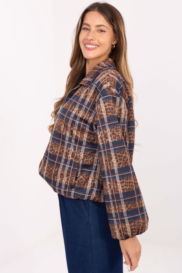 Multicolor Jacket in Women`s Coats, Jackets with Spandex and Polyester