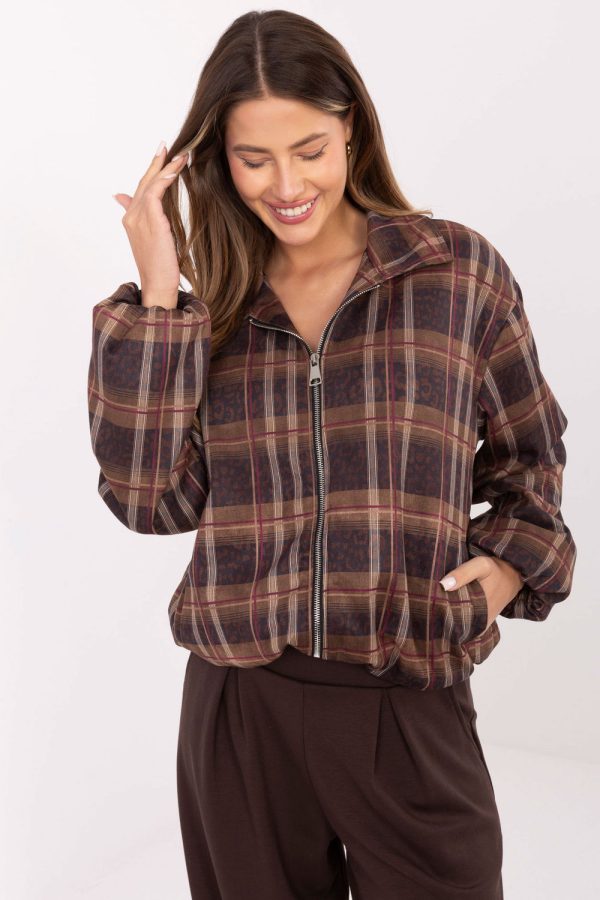 Multicolor Jacket in Women`s Coats, Jackets with Spandex and Polyester