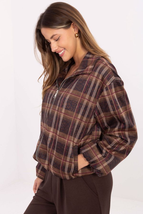 Multicolor Jacket in Women`s Coats, Jackets with Spandex and Polyester